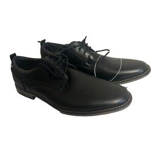 Perry Ellis Men's Size 13 NEW Portfolio Ultrafoam Pacino Black Derby Dress Shoes